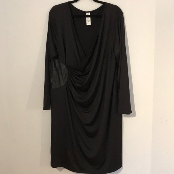 (3/$30) Faux Wrap Style Dress - Picture 2 of 4